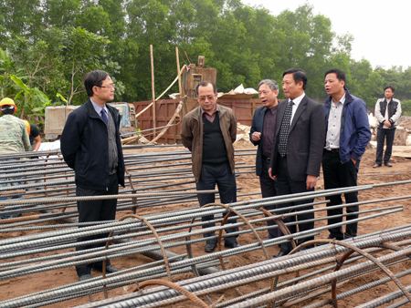 Hưng yên Kiểm tra tiến độ thi công một số công trình giao thông